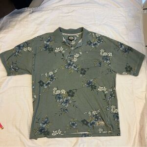 VintageTommy Bahama 100% Cotton Polo Shirt w/Pocket Size L‎